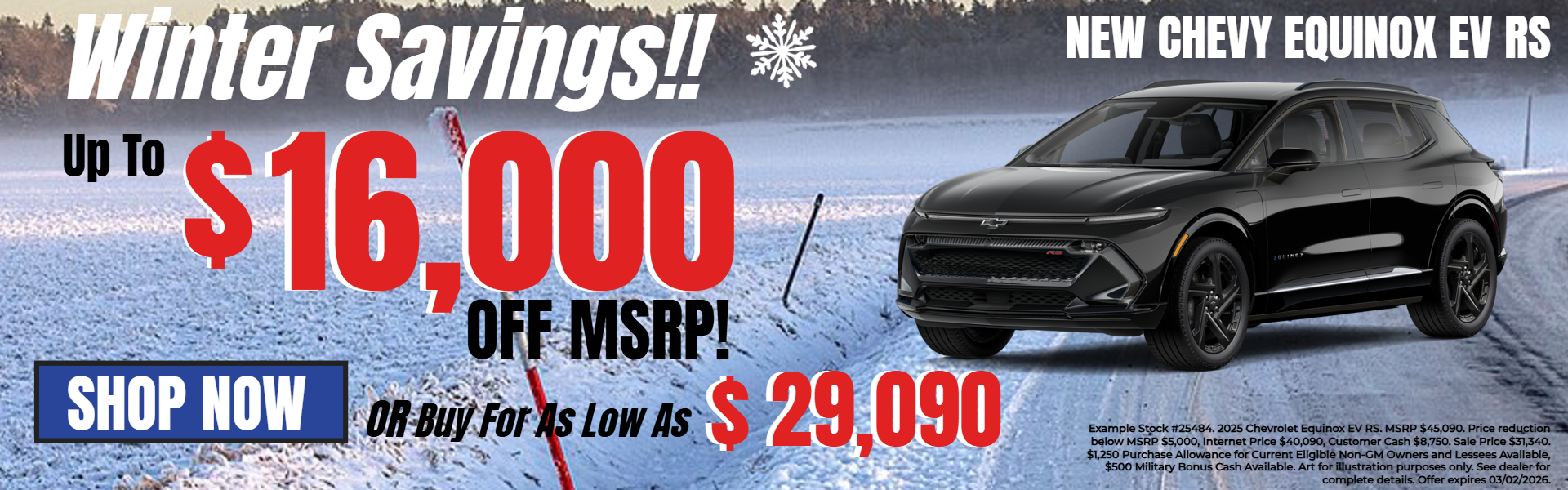 EQUINOX EV OFFERS FROM ERIKSEN CHEVROLET IN MILAN, IL